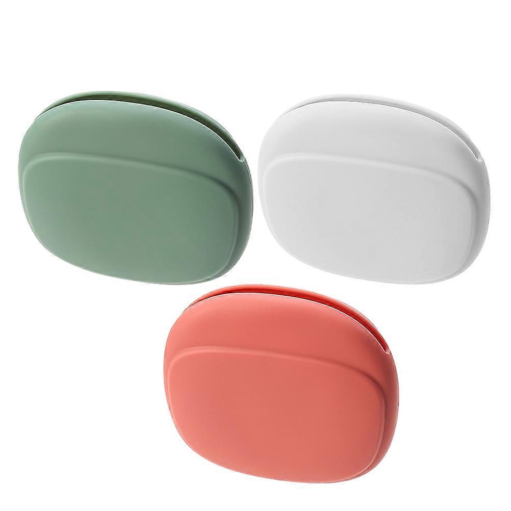 Silicone Headphone Organizer Multi Functional Container General Users 9.00X7.50X2.00CM Pink