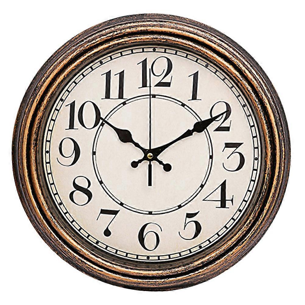 Creative Clock Silent Operation For Kitchen Bedroom Office 12 Inches Round Shape 1Pack