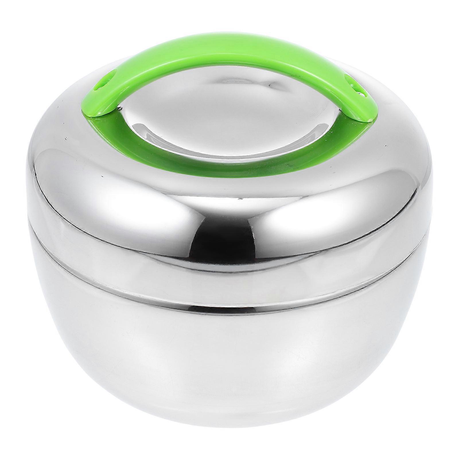 Handhold Bento Case Blockhutte Stainless Steel Lunch Box Workers 13.8X13.8X9.5CM 1 Set