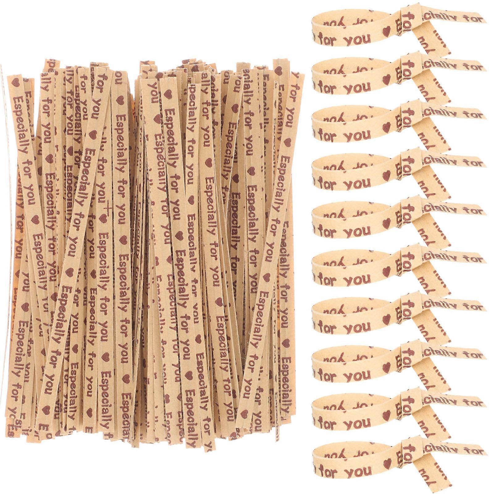 1400pcs Kraft Paper Twisting Ties for Candy, Bread, Snacks & Kitchen Bags – , Reusable Sealing Ties for Festivals & Daily Use