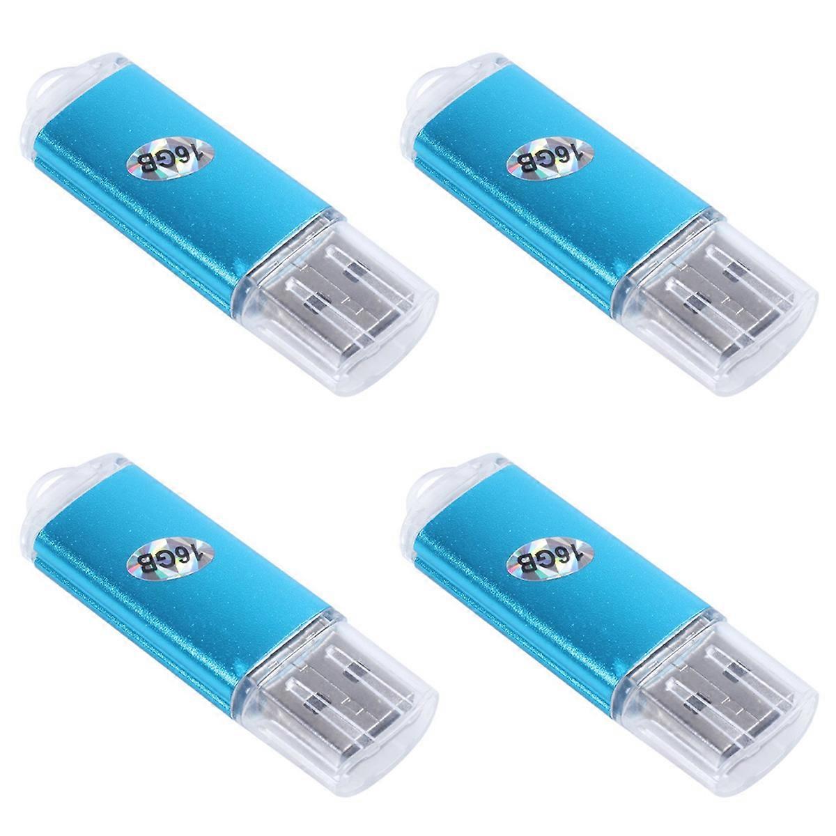 USB Memory Stick Flash Pen Drive U Disk for PC TV Blue 16GB