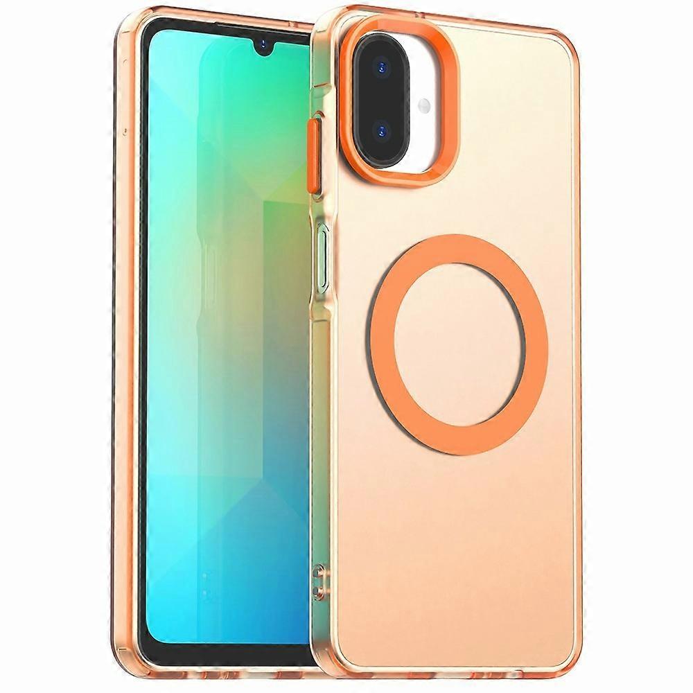 For Samsung Galaxy A07 Case Compatible with MagSafe Anti Drop Hybrid Phone Back Cover