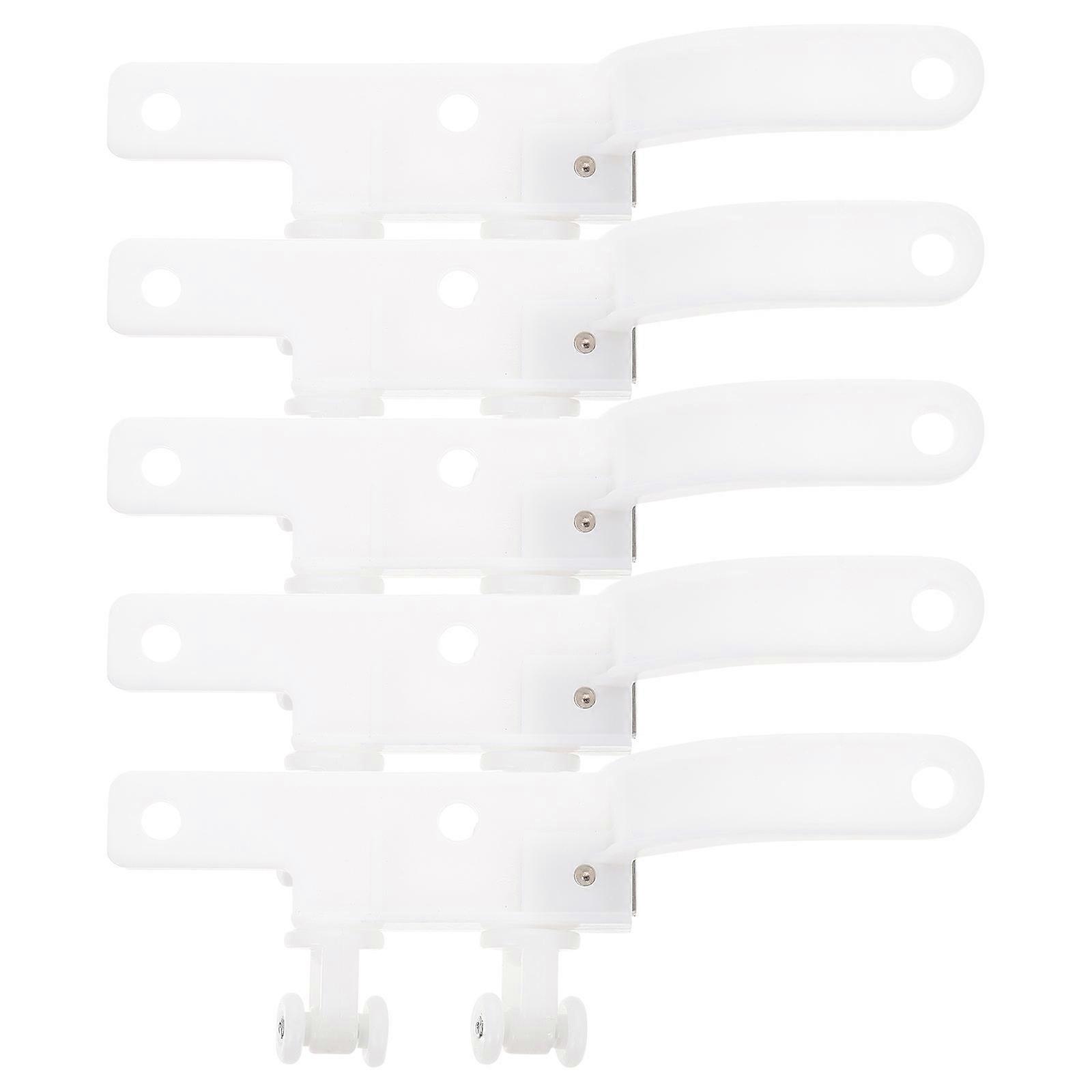 Curtain Track Rail Sliding Roller For Curtain Accessories Privacy Protection 5 Pairs