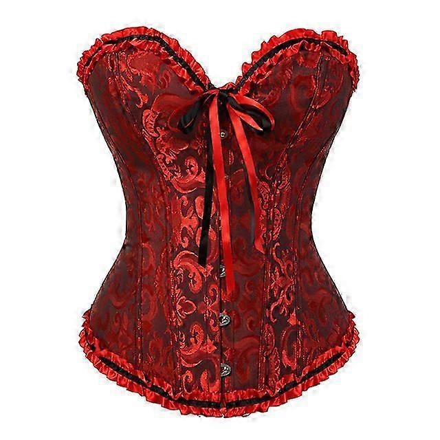 overbust fűző szexi csipke plus size erotikus cipzár virágos nők bustier fűző fehérnemű felsők
