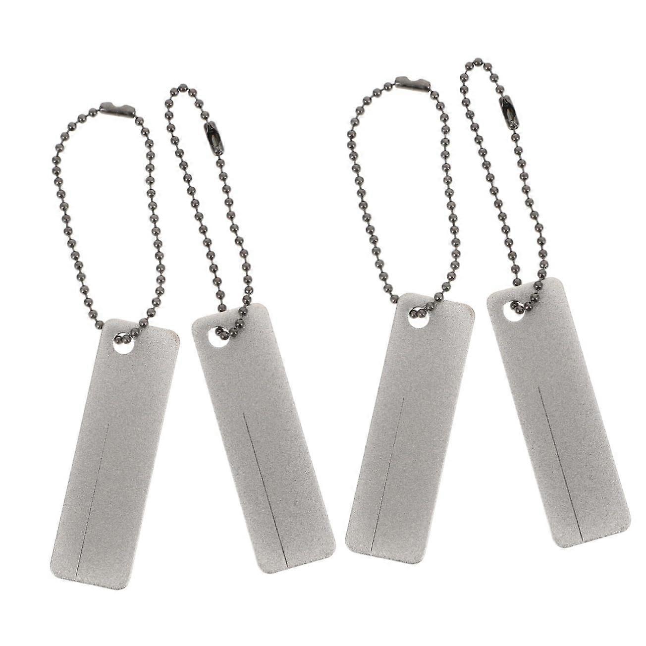 Whetstone Sharpener Set of 4 Polishing Stones for Kitchen Knives, Diamond Grinding Kit for Scissors and Blades