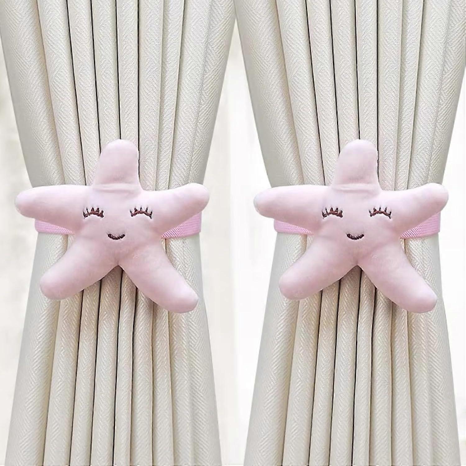 1 set (starfish) cartoon curtain tie