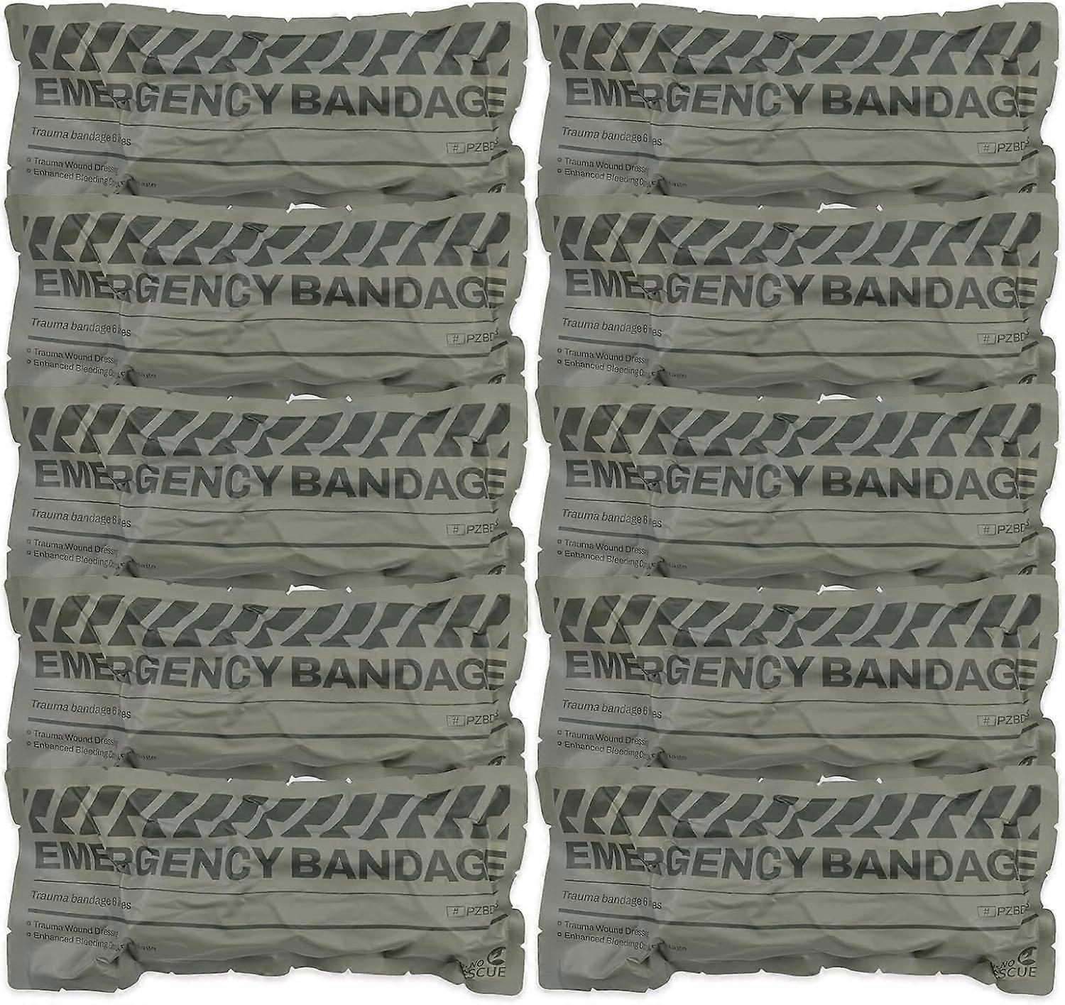 2025 Latest Model 6" Emergency Compression Bandage Strile Trauma Wound Dressing