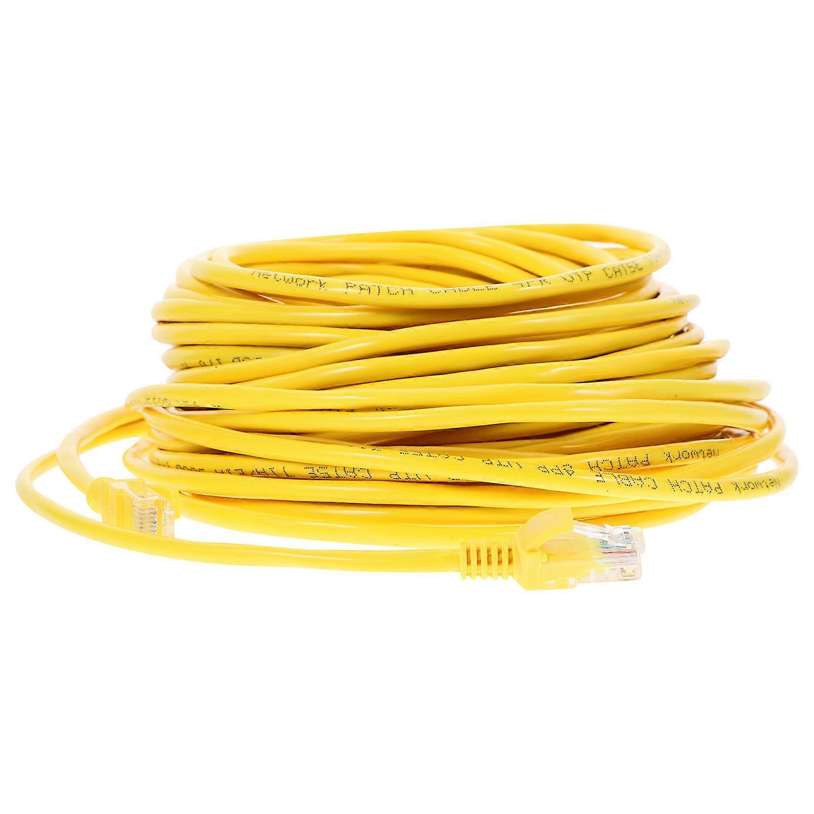 High Speed Cat Ethernet Cable, 20m Networking Cord for Home Computers & Routers with Stable Transmission and Stylish Design for Easy Identification