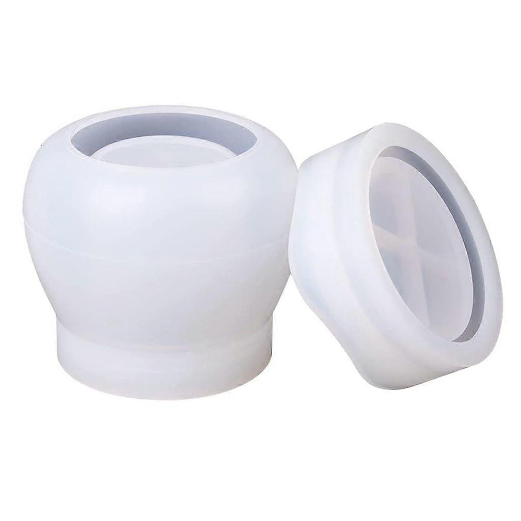 Epoxy Resin Silicone Mold with Lid Set for Storage Container
