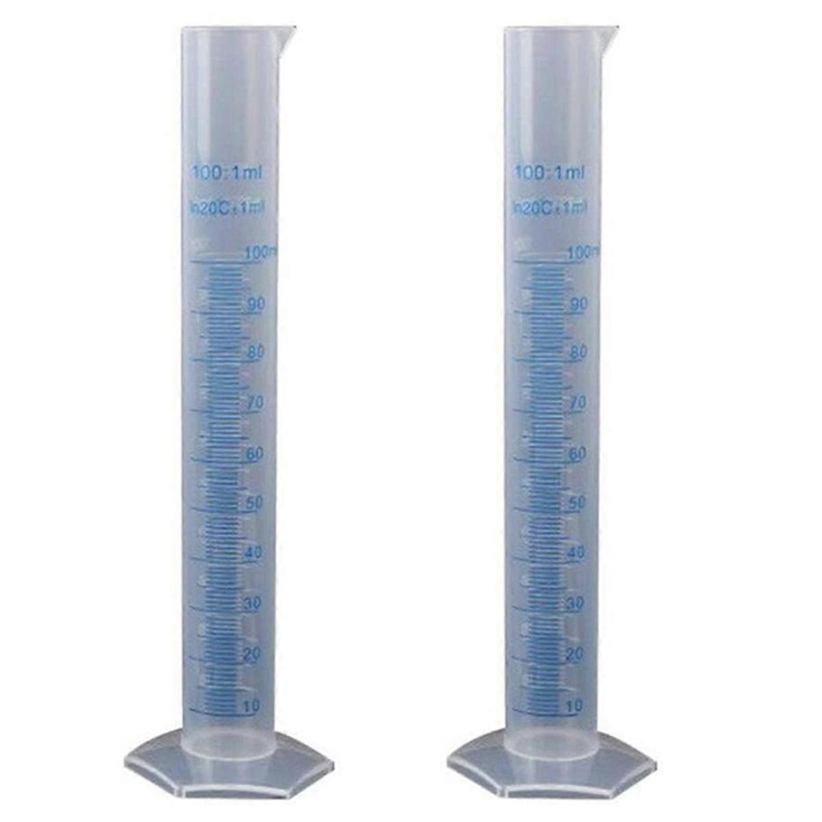 Measuring Cylinder Plastic Graduated Tube Tool for Lab