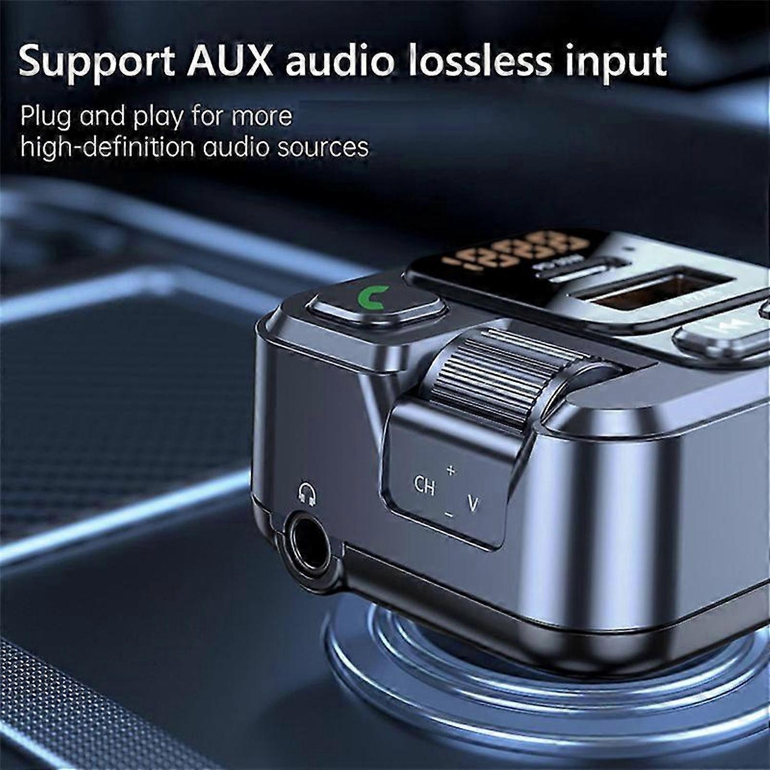 Car FM mitter Modualator Bluetooth Car MP3 Player AUX Audio Receiver USB Type C PD30W Car Charg