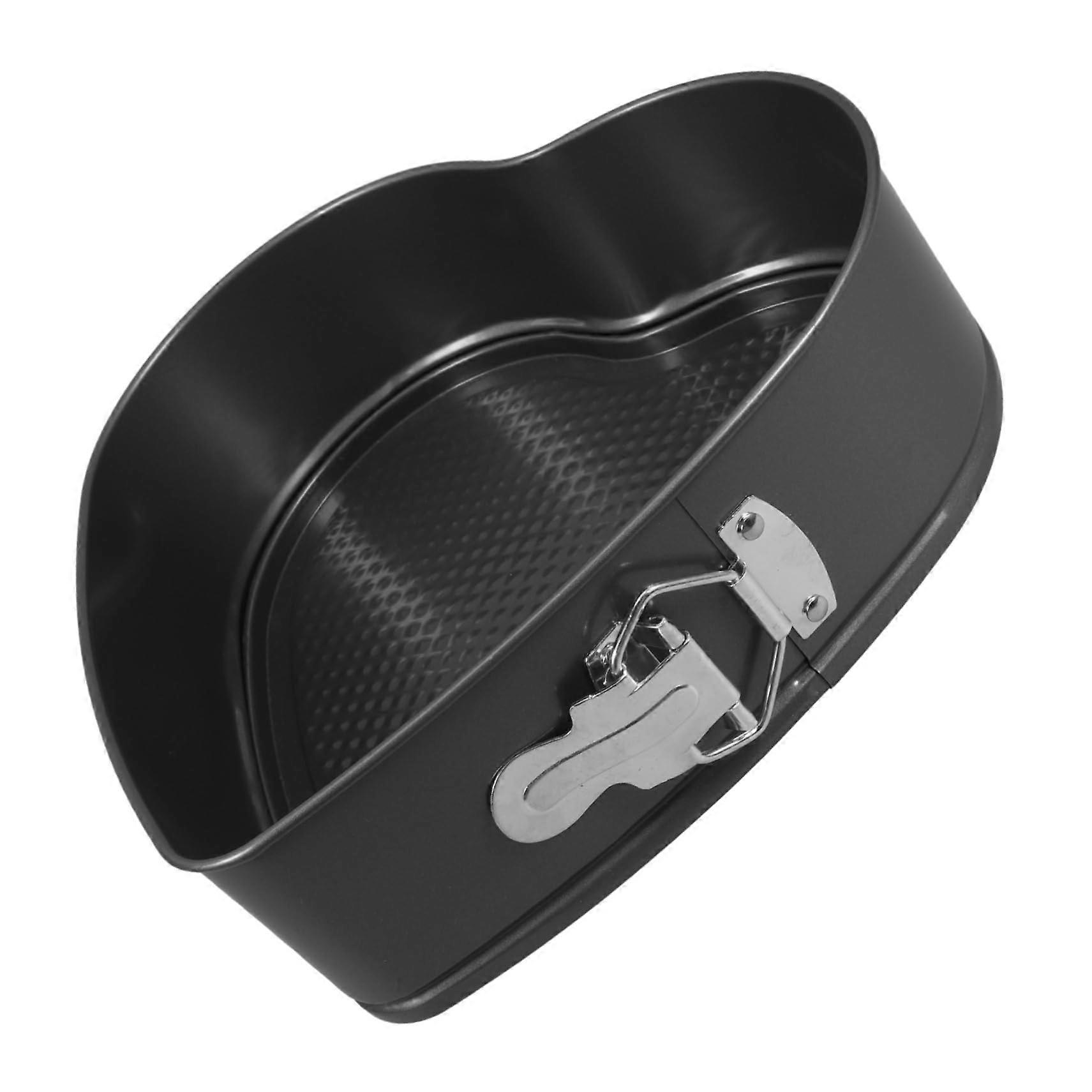 Heart-Shaped Castle Cake Mould Metal Silicone Baking Mould for Heart Cakes 3D Design Non-Stick, Easy Release
