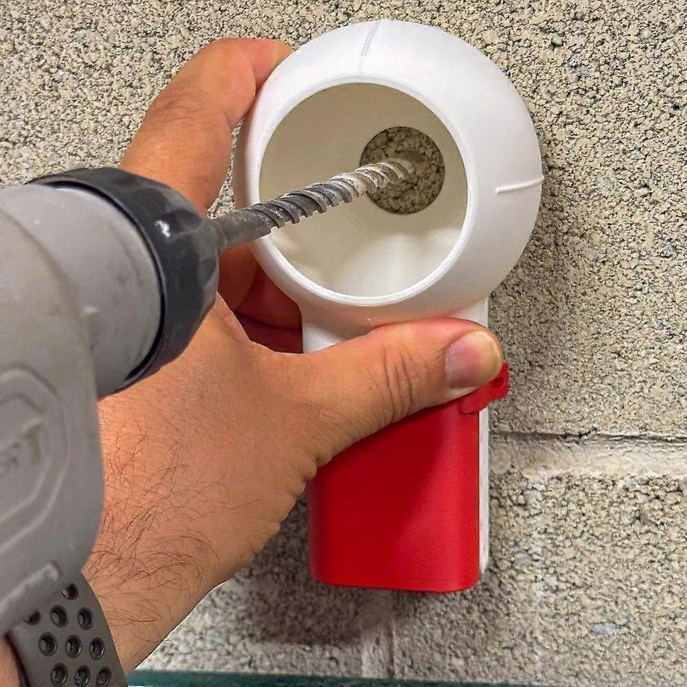 Drill Dust Collector for Vacuum Cleaner,Drilling Holes Without Dust Messes,Rubber Will Adsorb on Any Wall, Universal 32mm/35mm/38mm Vacuum Attachment,