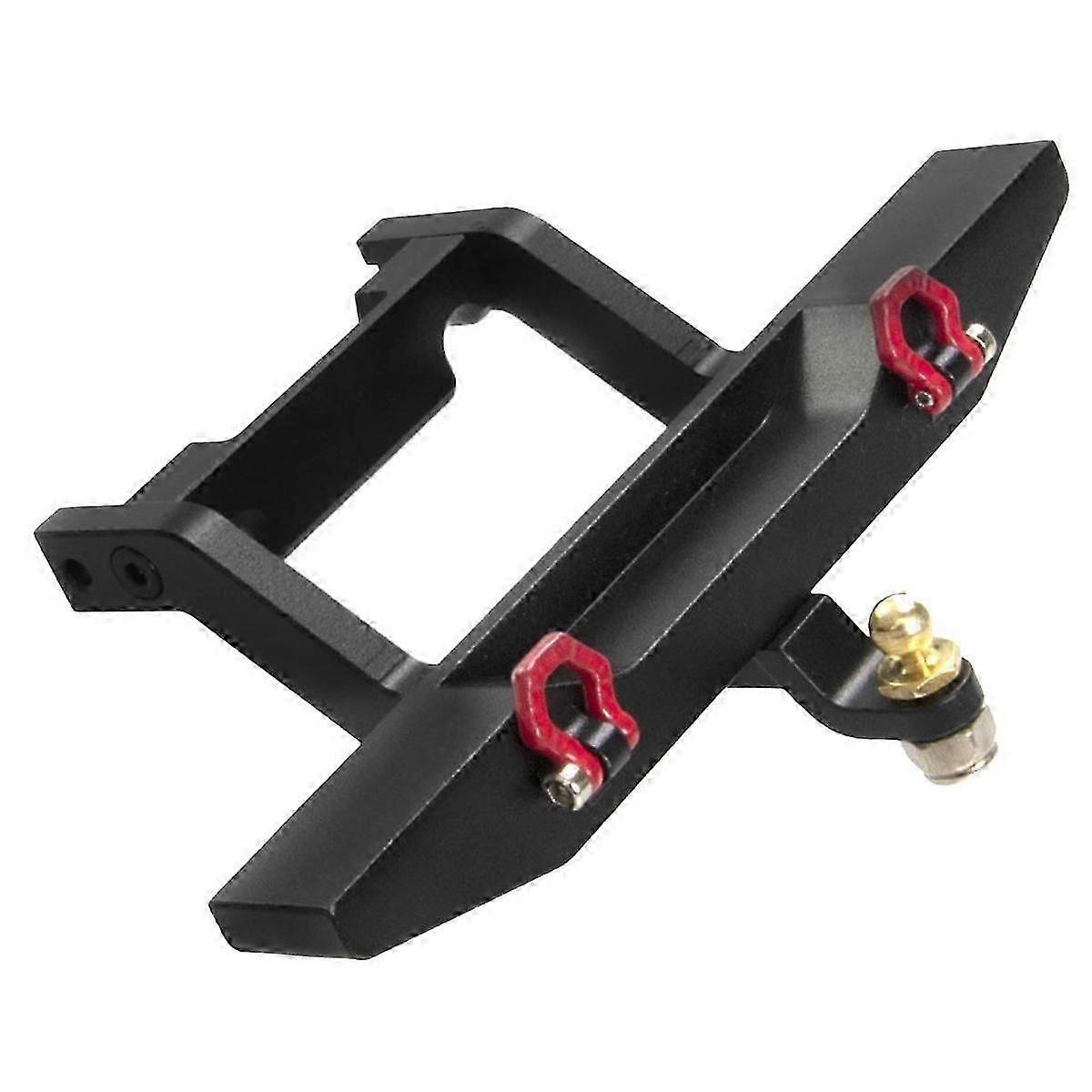 TRX4M 1/18 RCクローラーカーアップグレードパーツアクセサリー用牽引フック付きメタルリアバンパー