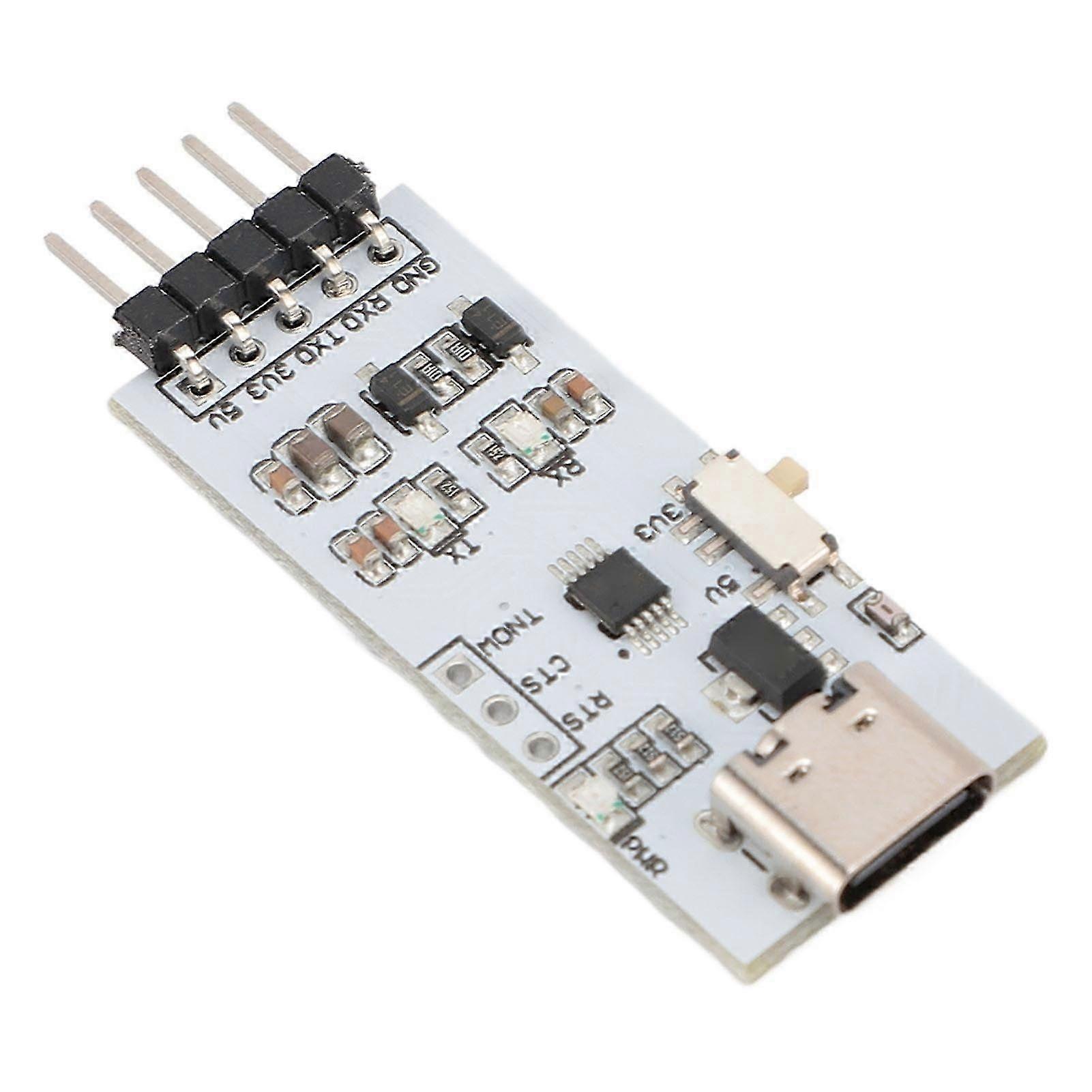 USB to TTL Serial Port Module Type C to UART STC 3.3V 5V Converter Module for XP for Win 7 8 10