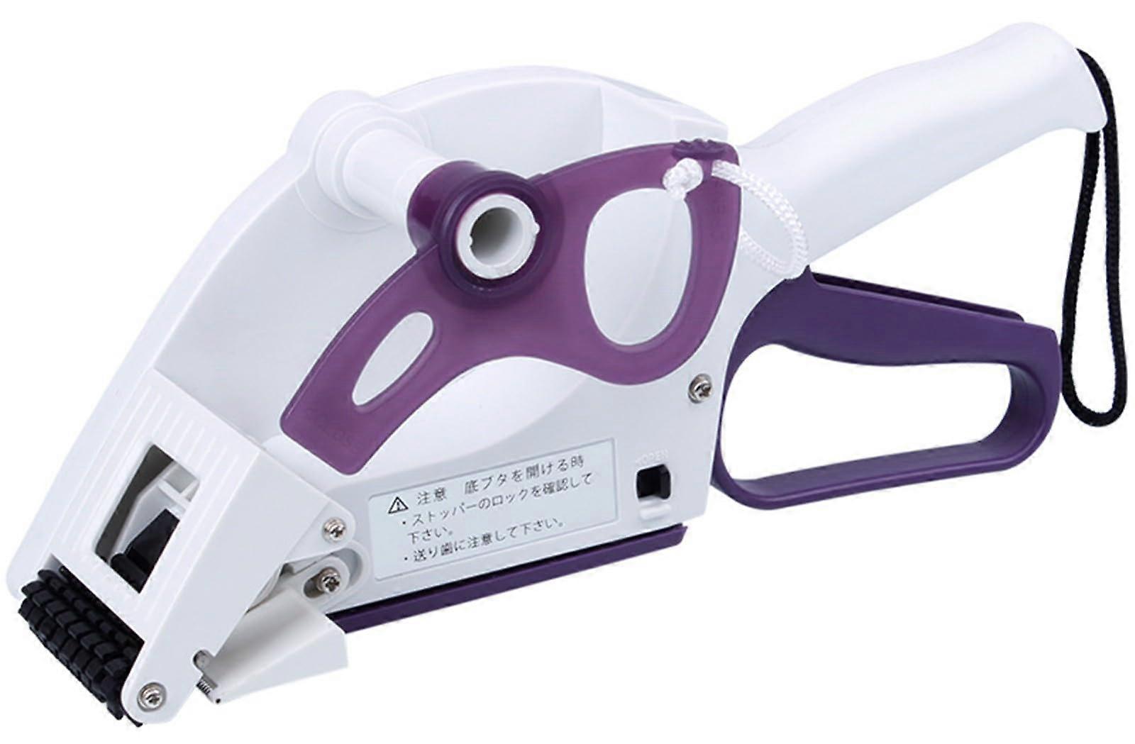 Label applicator machine – fast barcode gun for round, square, and flat bottles – label width 18–35 mm/35–64 mm – saves time and effort YH60.