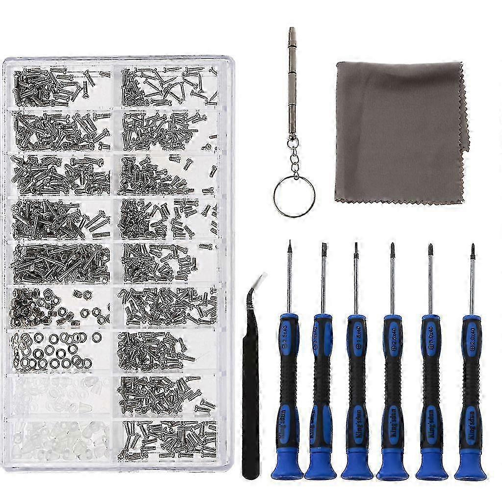 Precision Screwdriver Tool Set for Glasses with Eyeglass Screws
