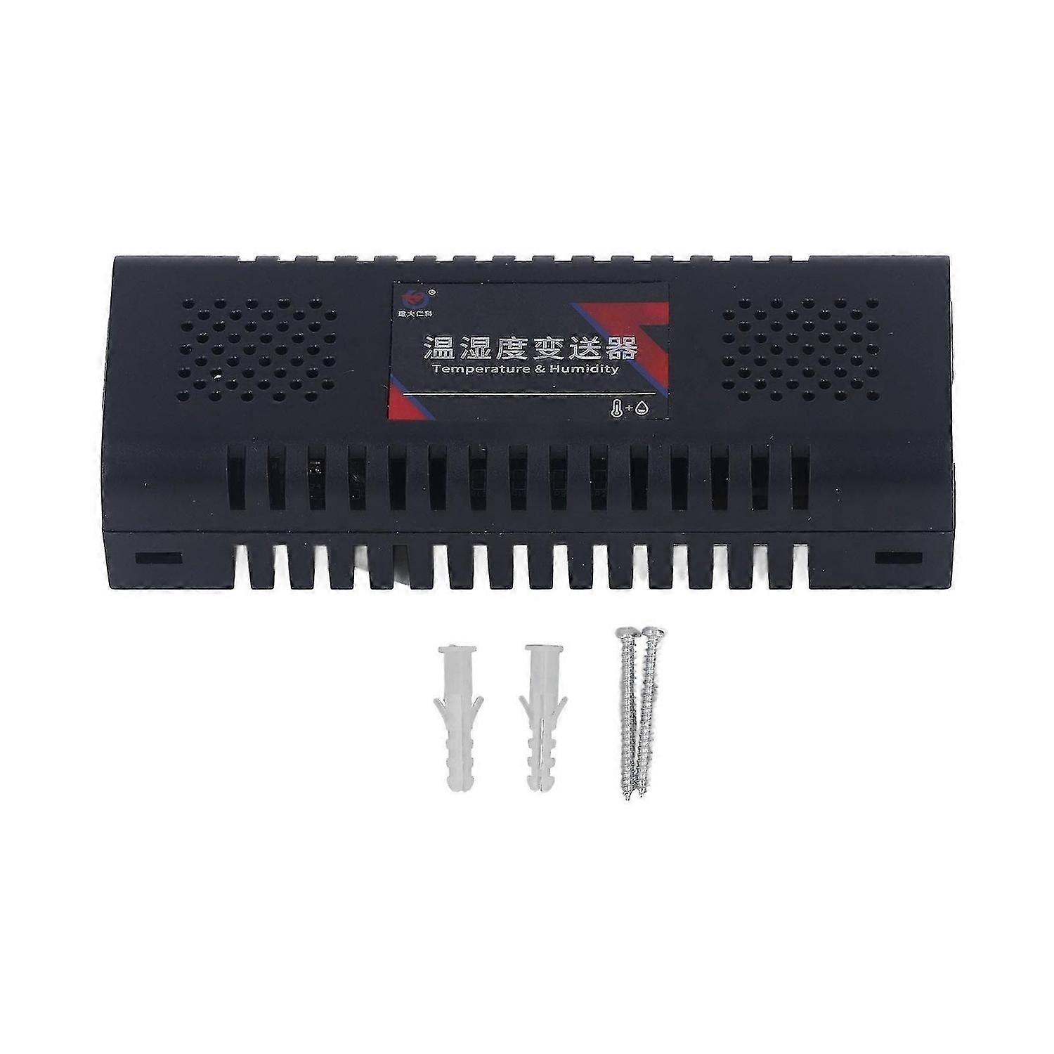 Temperature Sensor Wireless Temp Humidity Transmitter Thermometer DC 1030V for Office Workshop
