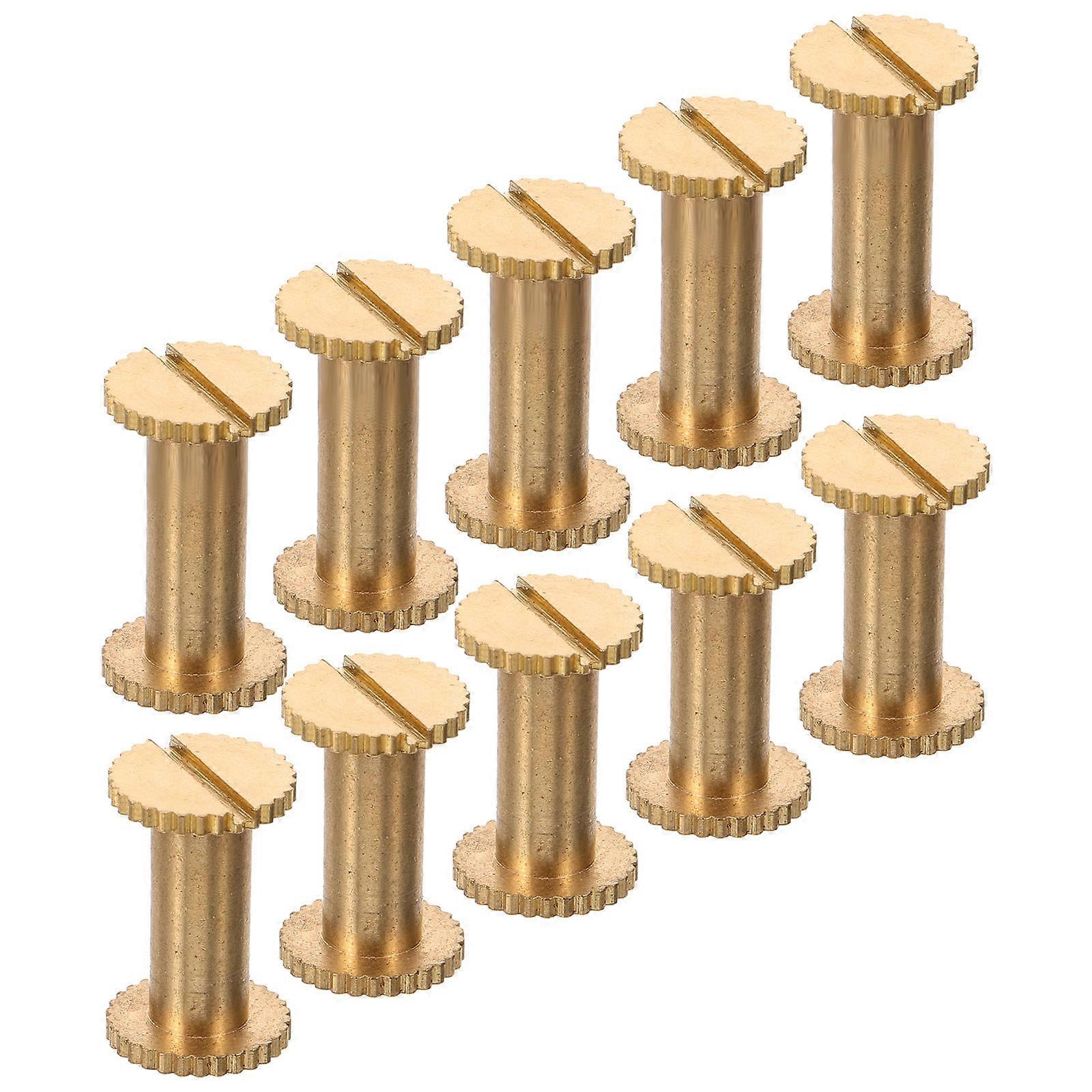 10pcs Binding Screws Rivet Press for Scrapbook Photo Album Secure Locking Diy
