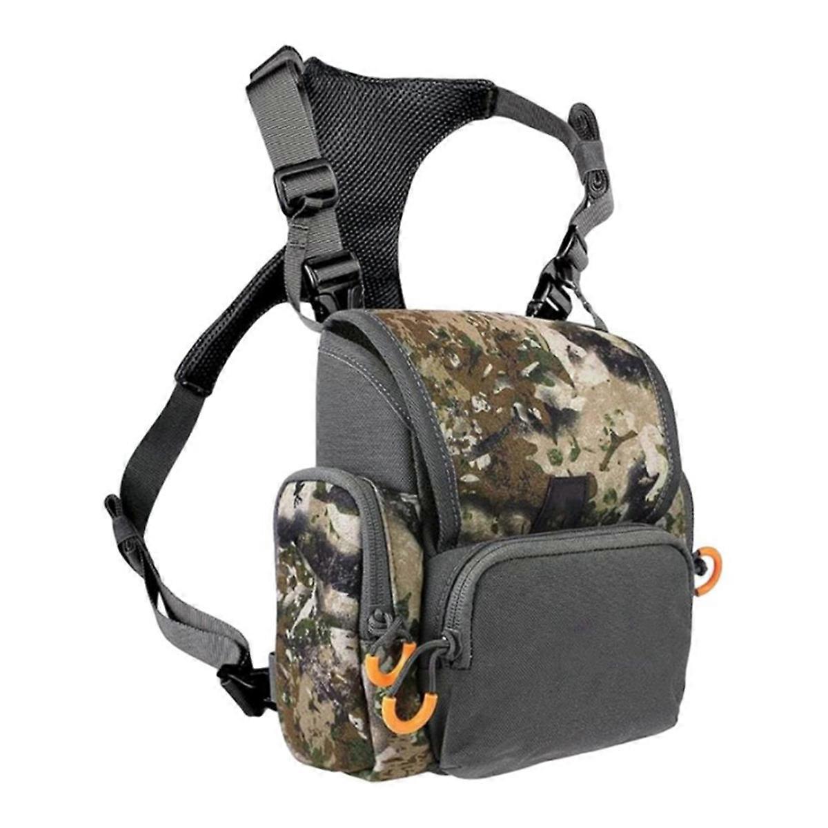 Multipurpose Binocular Harness with Rain Cover,Chest Pack for Outdoor Hiking and Hunting, Light-Weig