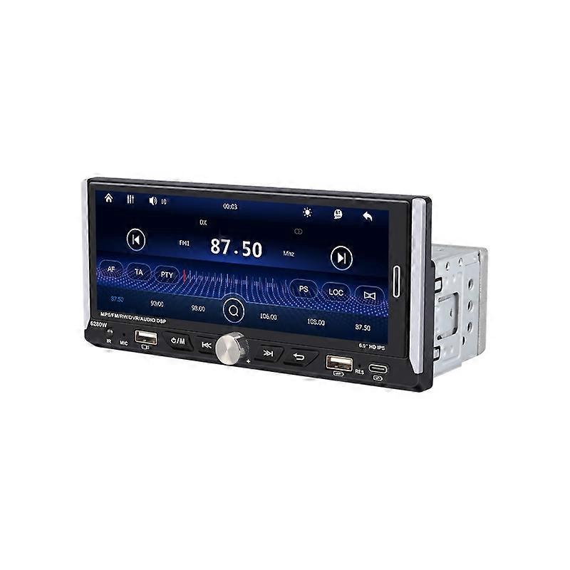 Wireless CarPlay Single DIN Car Radio Car Stereo 6.86" HD IPS Touchscreen Bluetooth 5.2 Android Auto