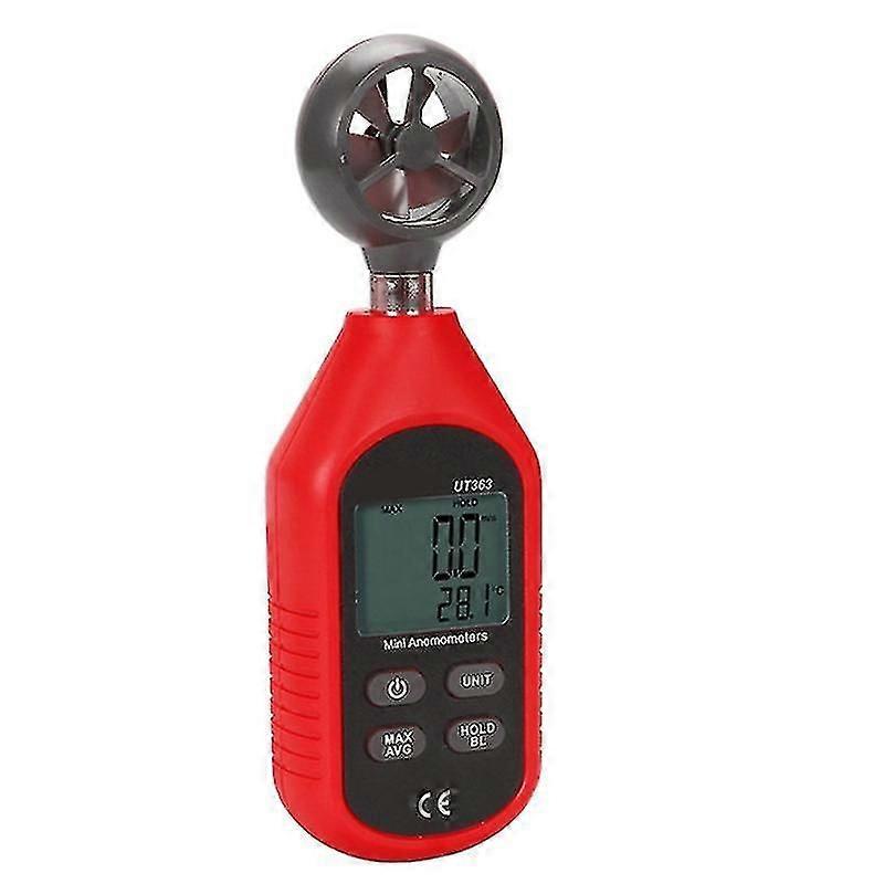 2024 Digital Wind Speed Measurement Temperature Tester Lcd Display Air Flow Meter