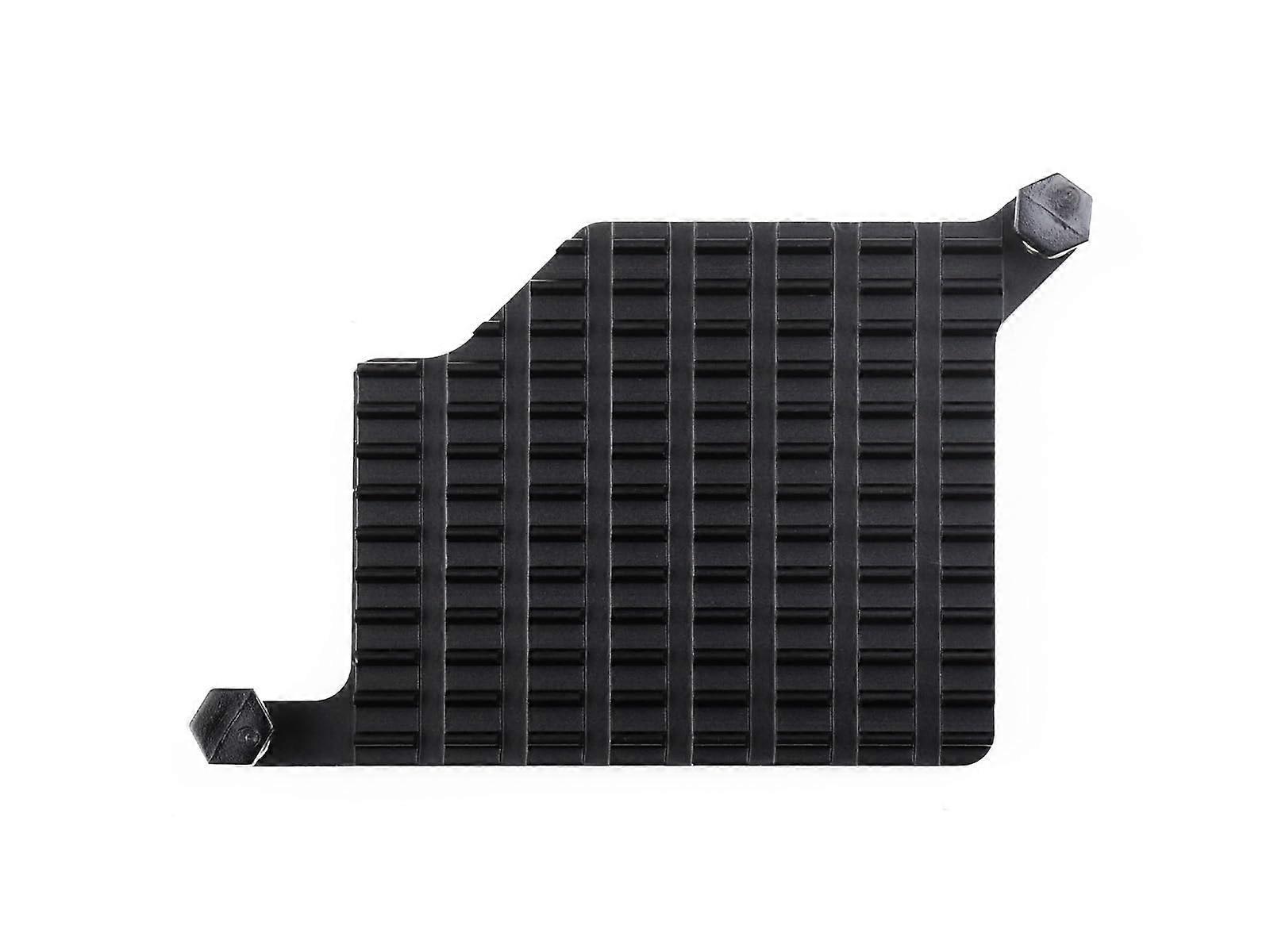 Aluminium Heatsink for Raspberry Pi 5 with Thermal Pads, Spring-Loaded Push Pins, and Efficient Cooling Design