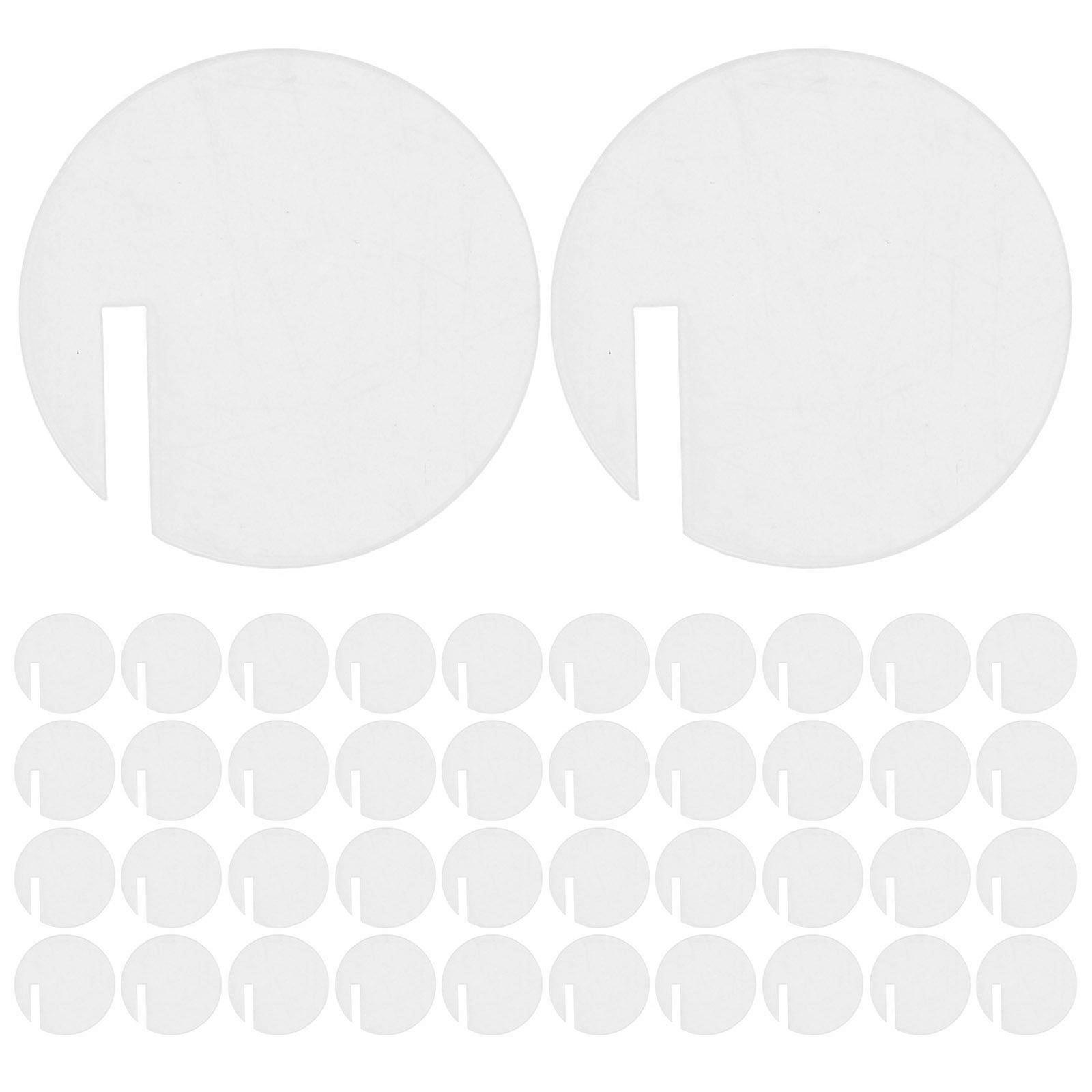 60 sztuk Akrylowy krąg Drink Tagi Party Drink Tag Circles Akrylowe tagi Napoje Markery