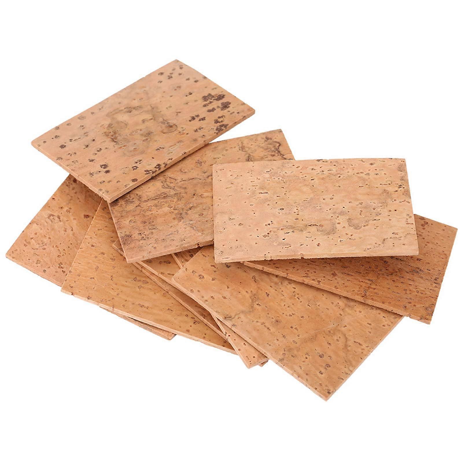 Cork Sheet for Saxophone Neck Joint, 10 Pieces Set, Universal Replacement Blade Accessories for Saxophone Repair
