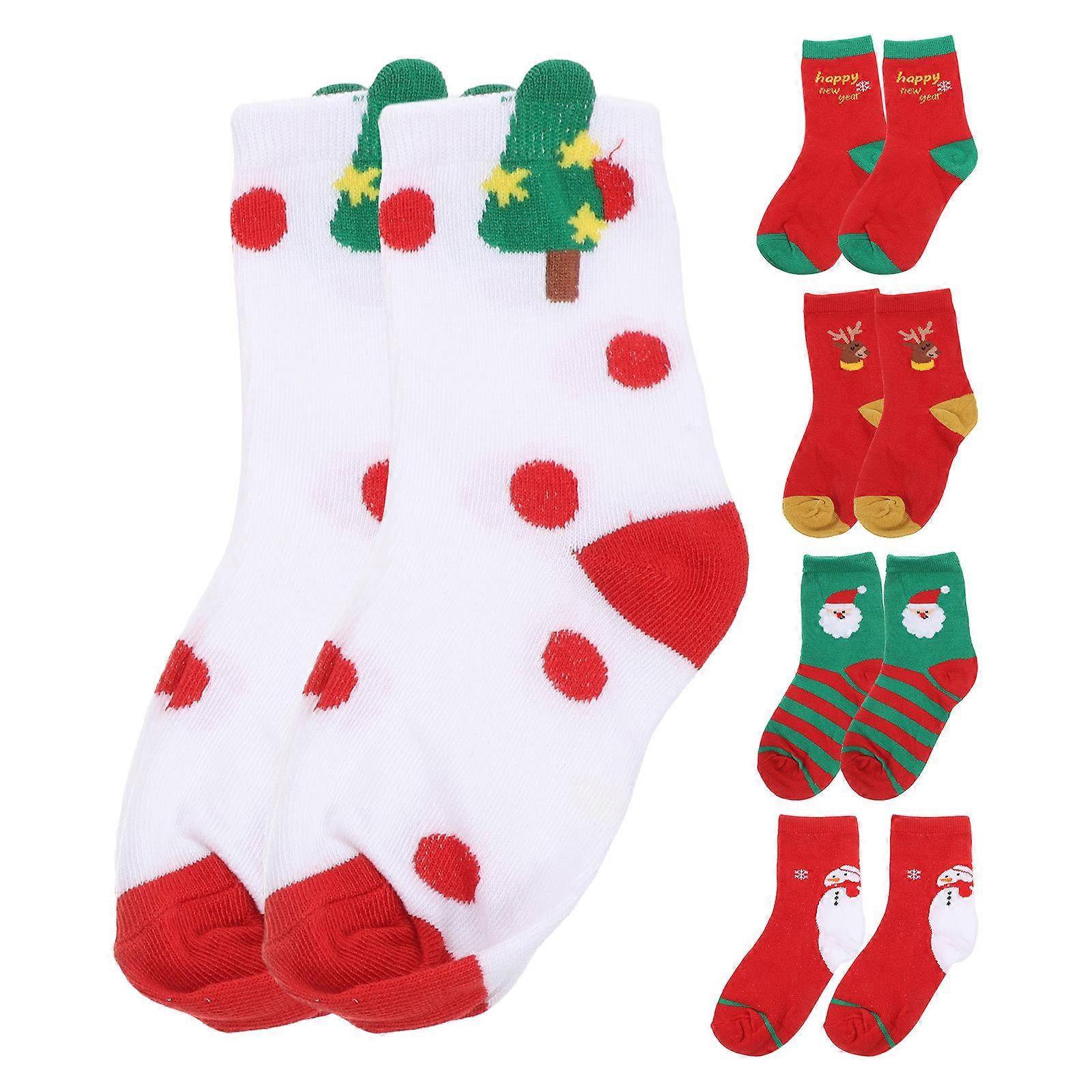 Holiday Toddler Socks 3 Spring Autumn Comfortable 5 Pairs