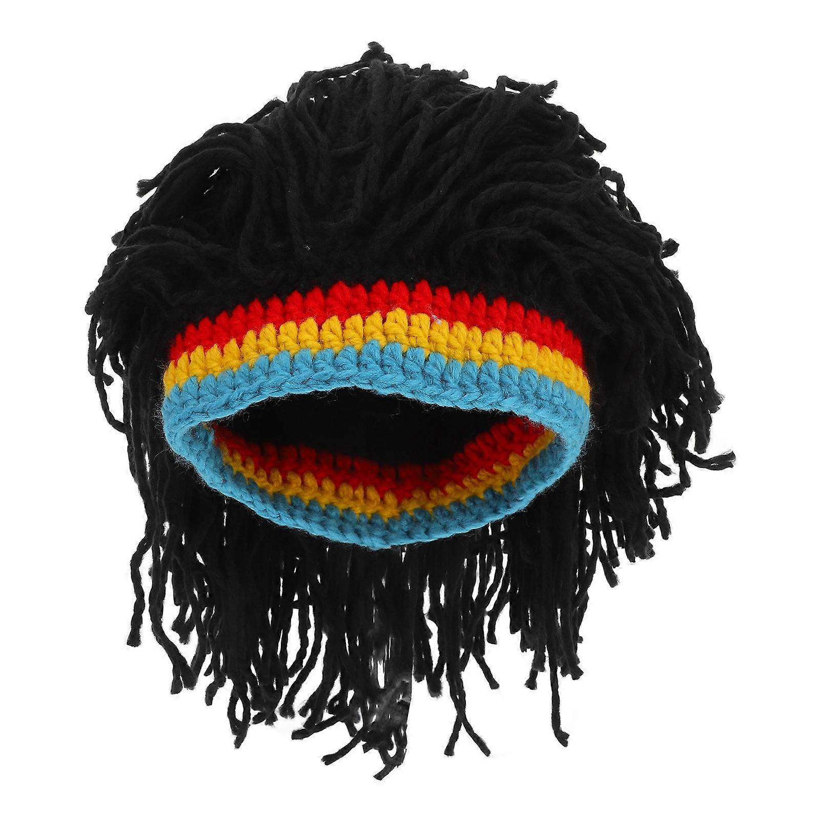 Man Wigs For Decor Short Hairstyle Cosplay Wig Party Accessory Professional Performers Multi Color 58.00X58.00X30.00CM 1Pack