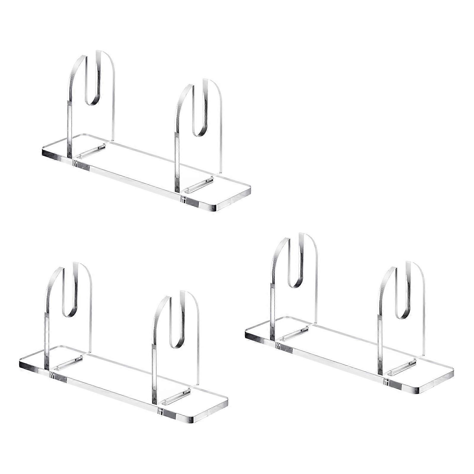 Clear Acrylic Fan Display Stand Clear Folding Fan Holders Foldable Handheld Fan Storage Rack Hand Fan Stand Base Gift  Clear