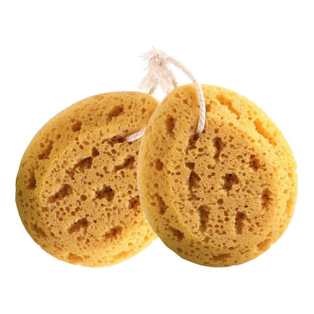 2pcs Honeycomb Bath Sponge Soft Exfoliating Shower Scrubber for Skin Cleaning, Lightweight & Easy Storage Design for Adults