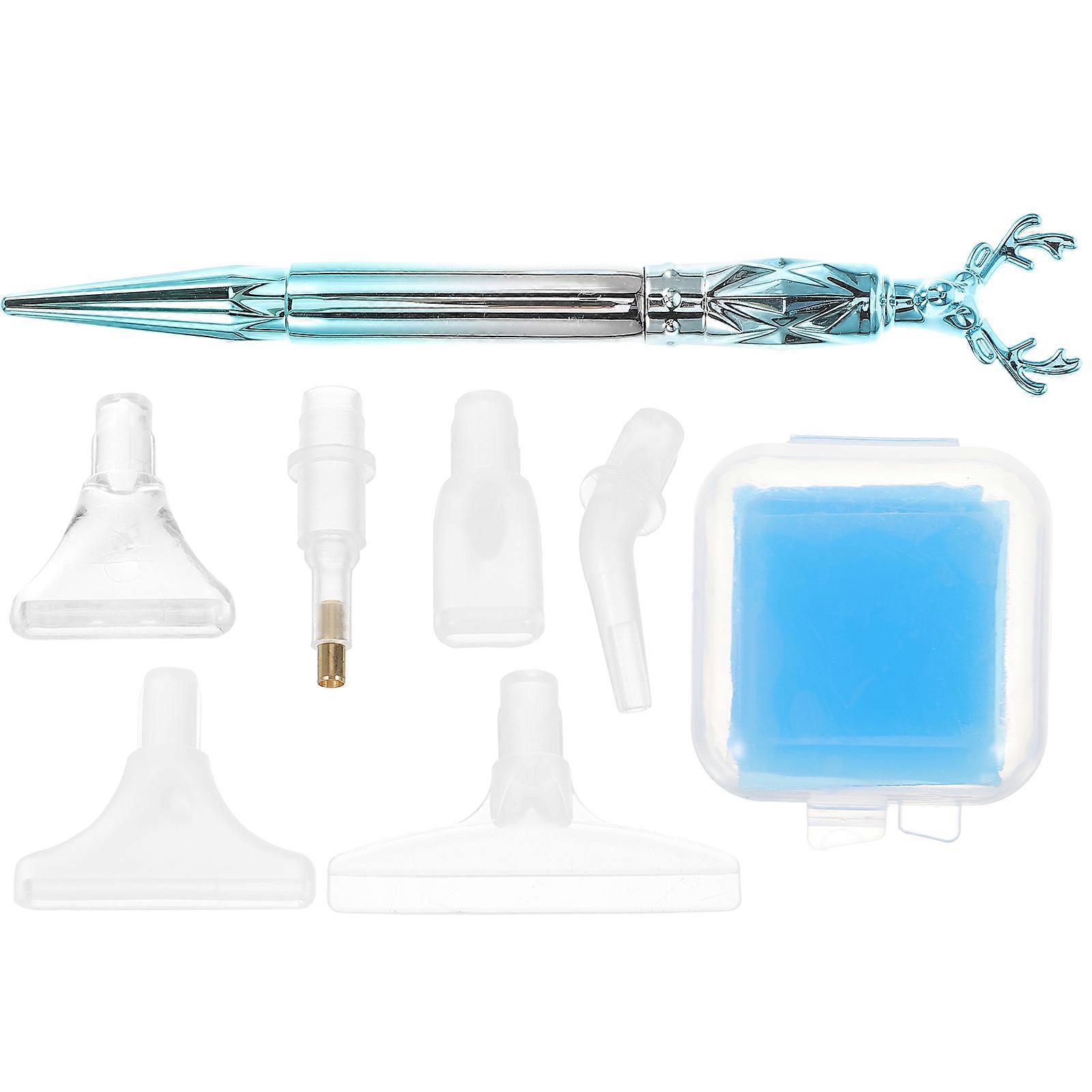 Diamond Dotting Pens for Nail Art with Plastic Tips and Glue – Lightweight, Easy to Use for Beginners and Amateurs