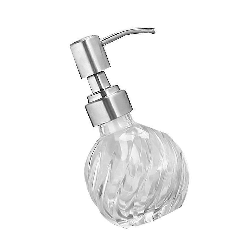 Toiletry Containers For Travel Empty Pump Bottles Thicken Glass Design Lotion Storage Transparent 270ml 1Set