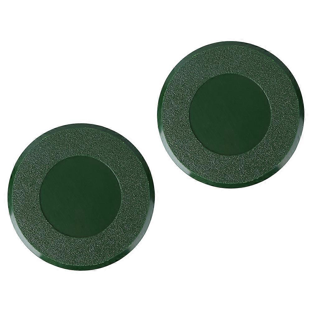 غطاء ثقب أخضر داخلي محمول للجولف 11.50X11.50X2.70 سم أداة ممارسة متينة 2 مجموعة