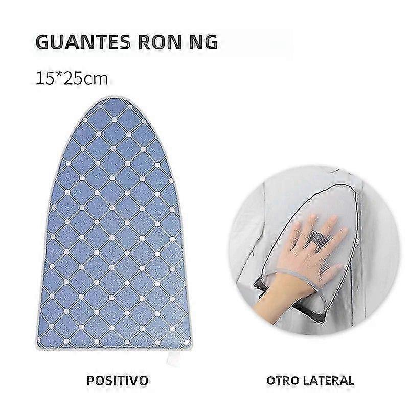 High-quality portable ironing board with case for home and travel use. Heat-resistant material. Multicolor. Compact size.Blue lattice SZRH A-W