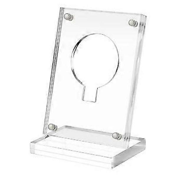 Akryl Gitarr Plektrum Vitrinskåp Klar Gitarr Plektrumstativ Mynt Samlarobjekt Gitarr Plock Display Staffli