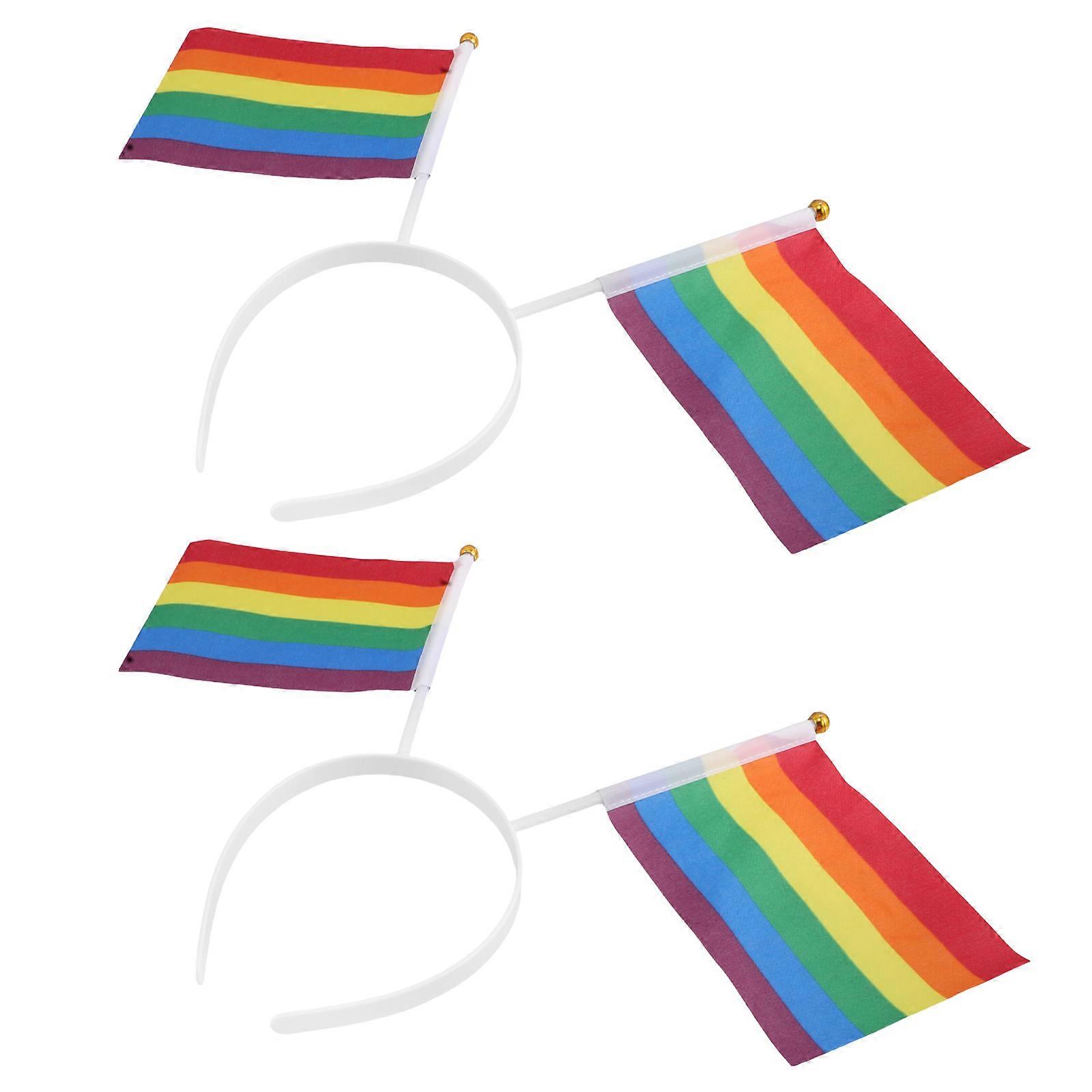Flag Headbands – Lightweight Hairband Decoration for Women, Eye Catching Accessory for Parties, Festivals & Celebrations