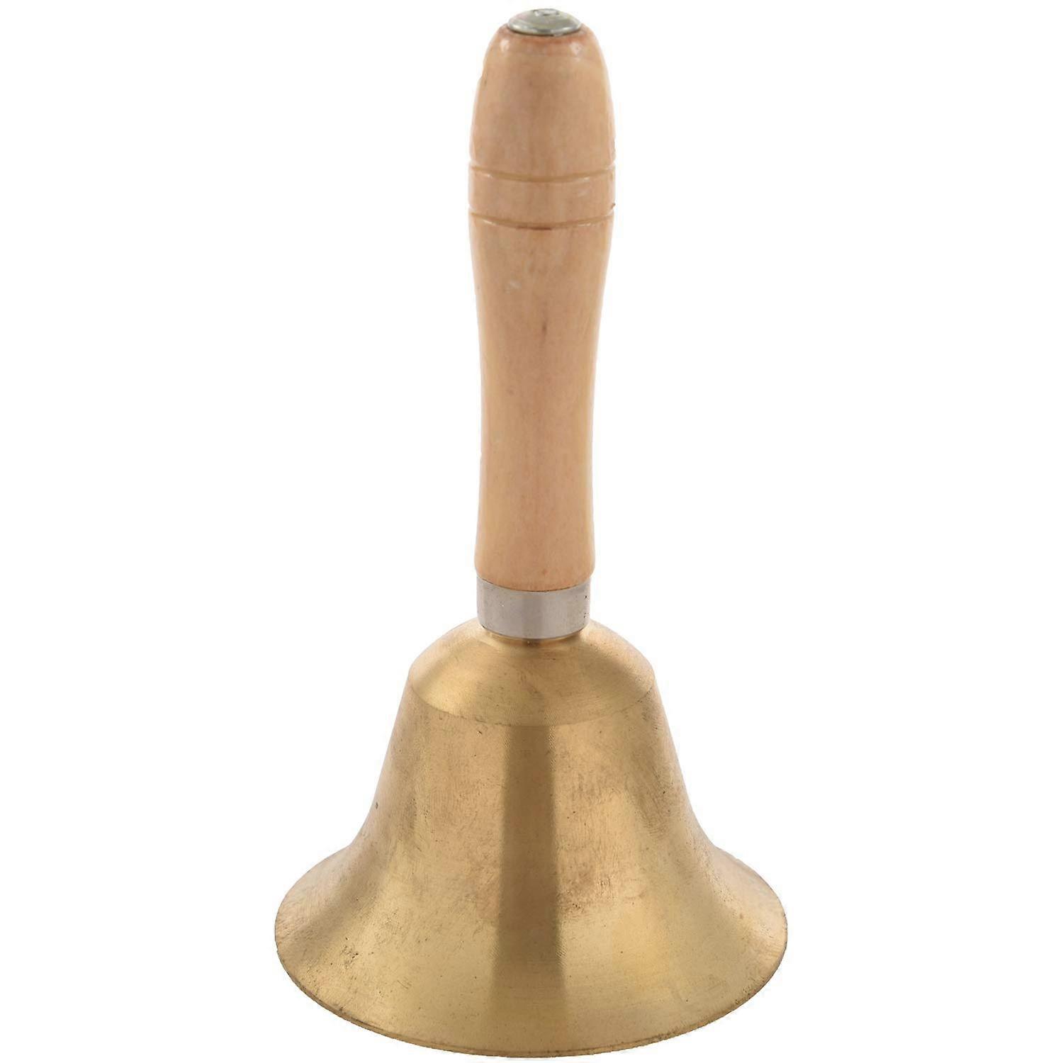 Brass Handle School Reception Dinner Hotel Hand Bell Gold