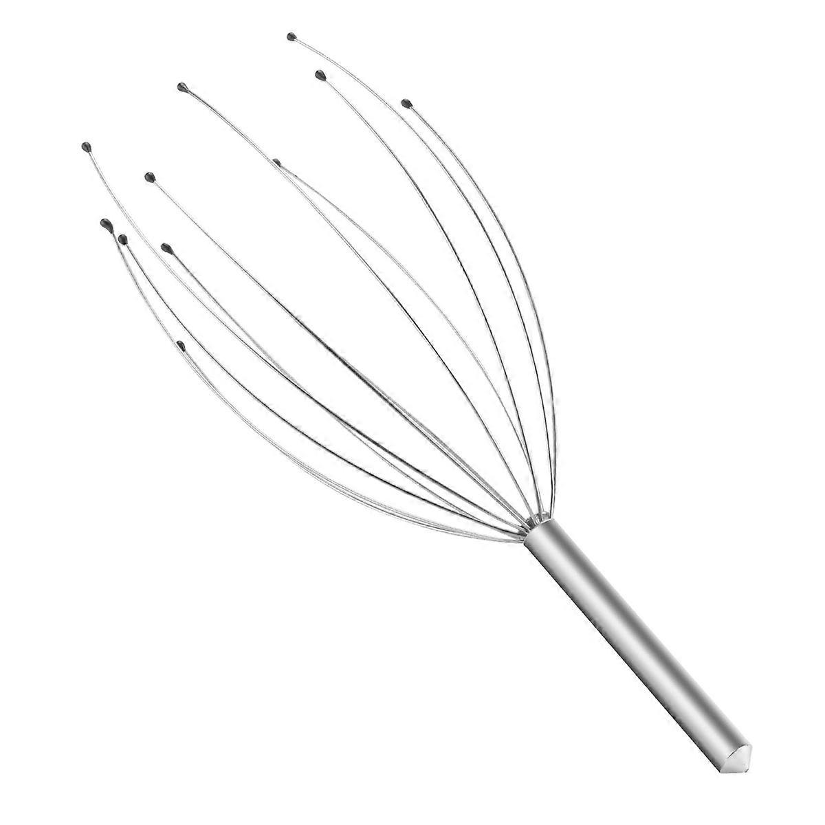 Silver Head Scalp Neck Stress Relax Massager