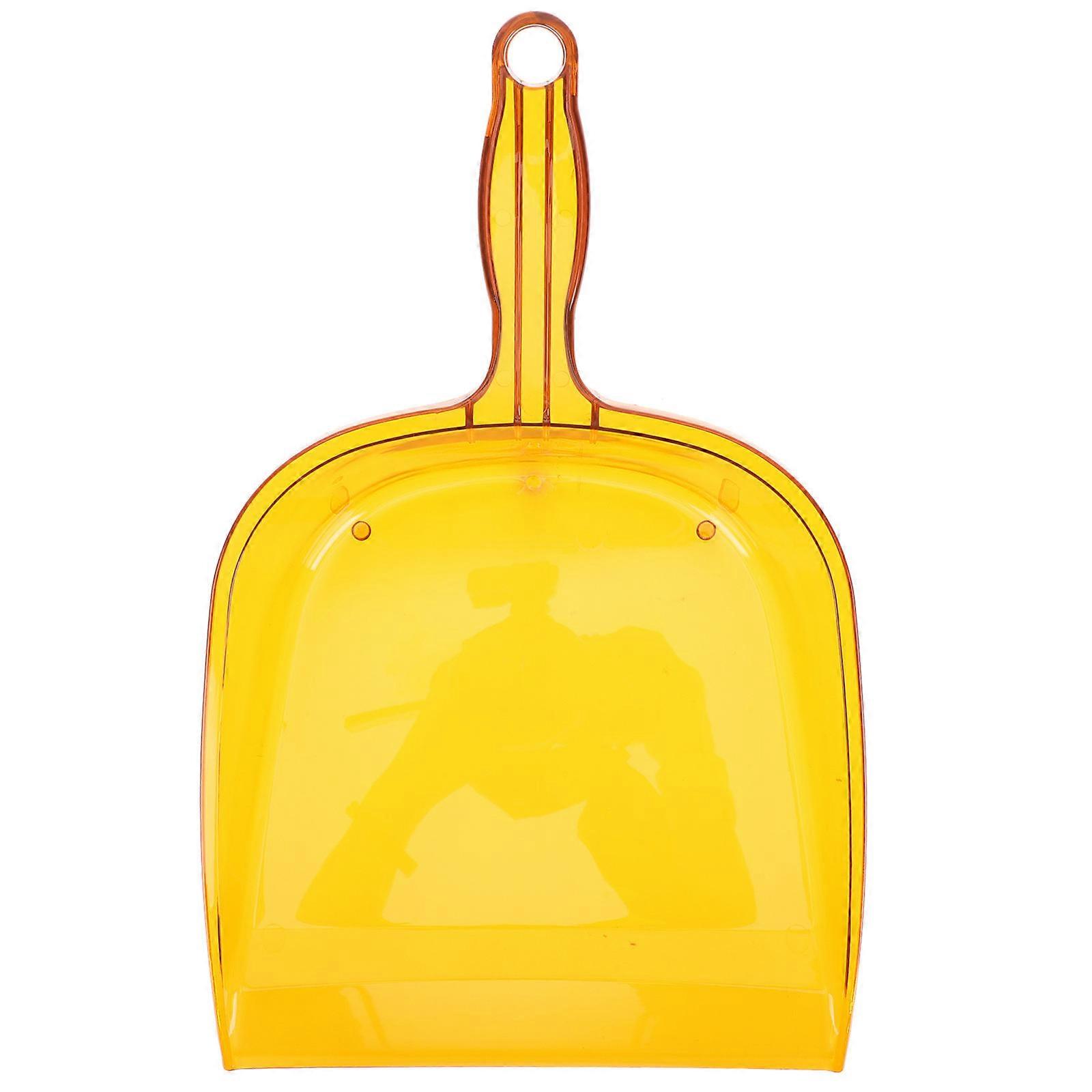 Durable Handheld Dustpan for and Office Cleaning – Yellow, Multi Surface Use for Kitchen, Garage, and Desktop