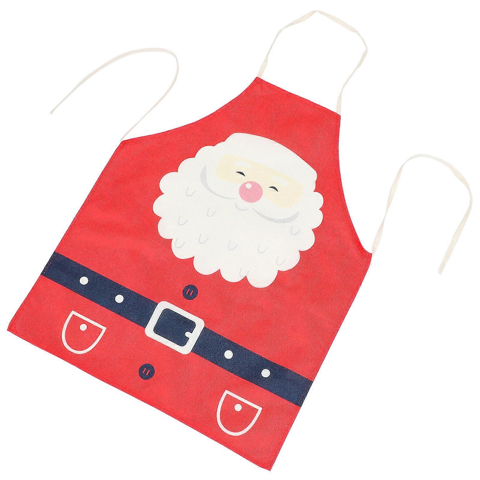 Cloth Christmas Apron Suitable For Cooking Baking And Festive Gatherings For Friends And Family 1 Pc