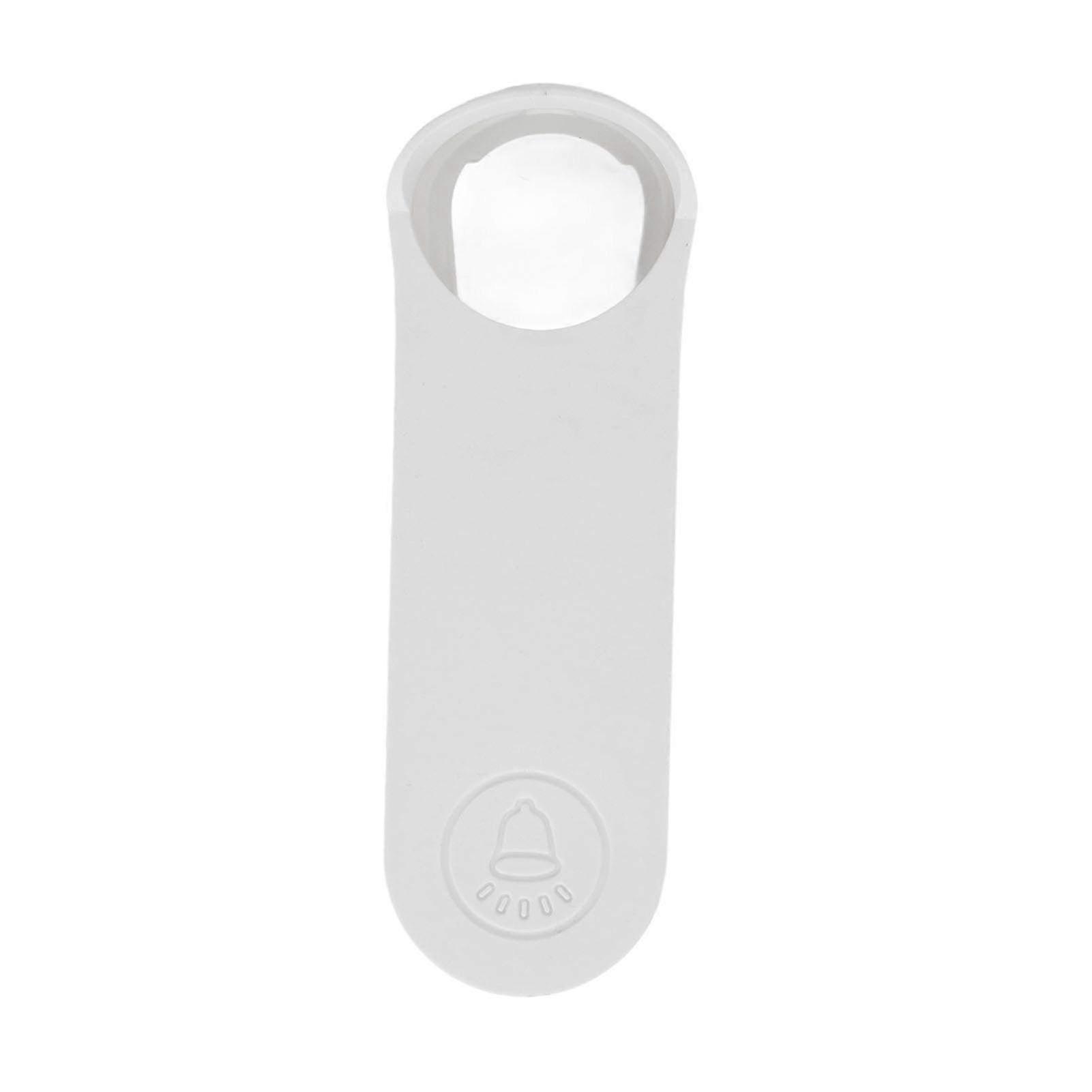 Dustproof Silicone Case Cover for Google Nest Doorbell - Protective Accessory in White for Enhanced Durability