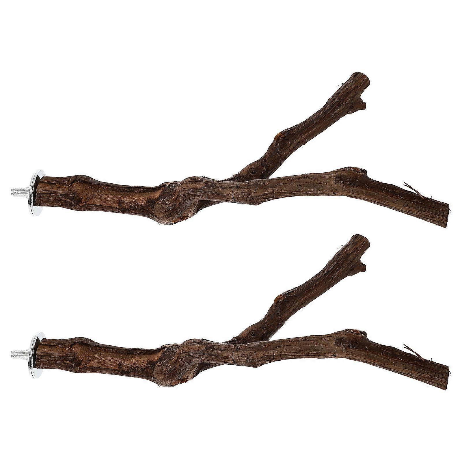 Durable Wooden Perch,Offers Comfortable Standing and Chewing Experience