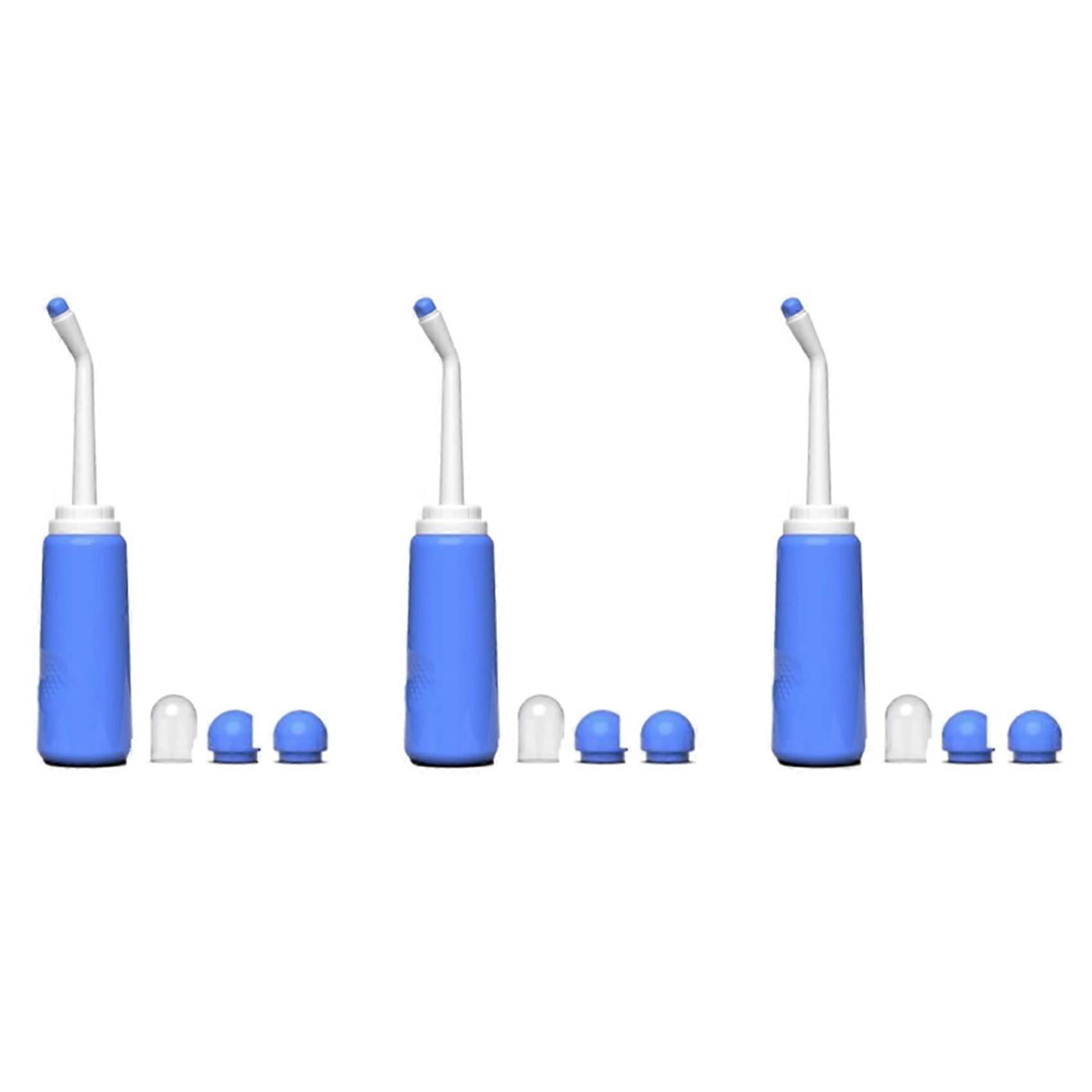 3 x Hand Wash Pregnant Sprayer Bidet Portable Long Nozzle Baby 500 ml Toilet Cleaner with Large Capacity