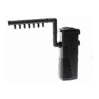 Akvarium internt filter, 8W 600L / h akvarium internt filter 80 liter akvariepumpefilter til lille tank, koldt vand eller tropiske akvarier, skildpadde t