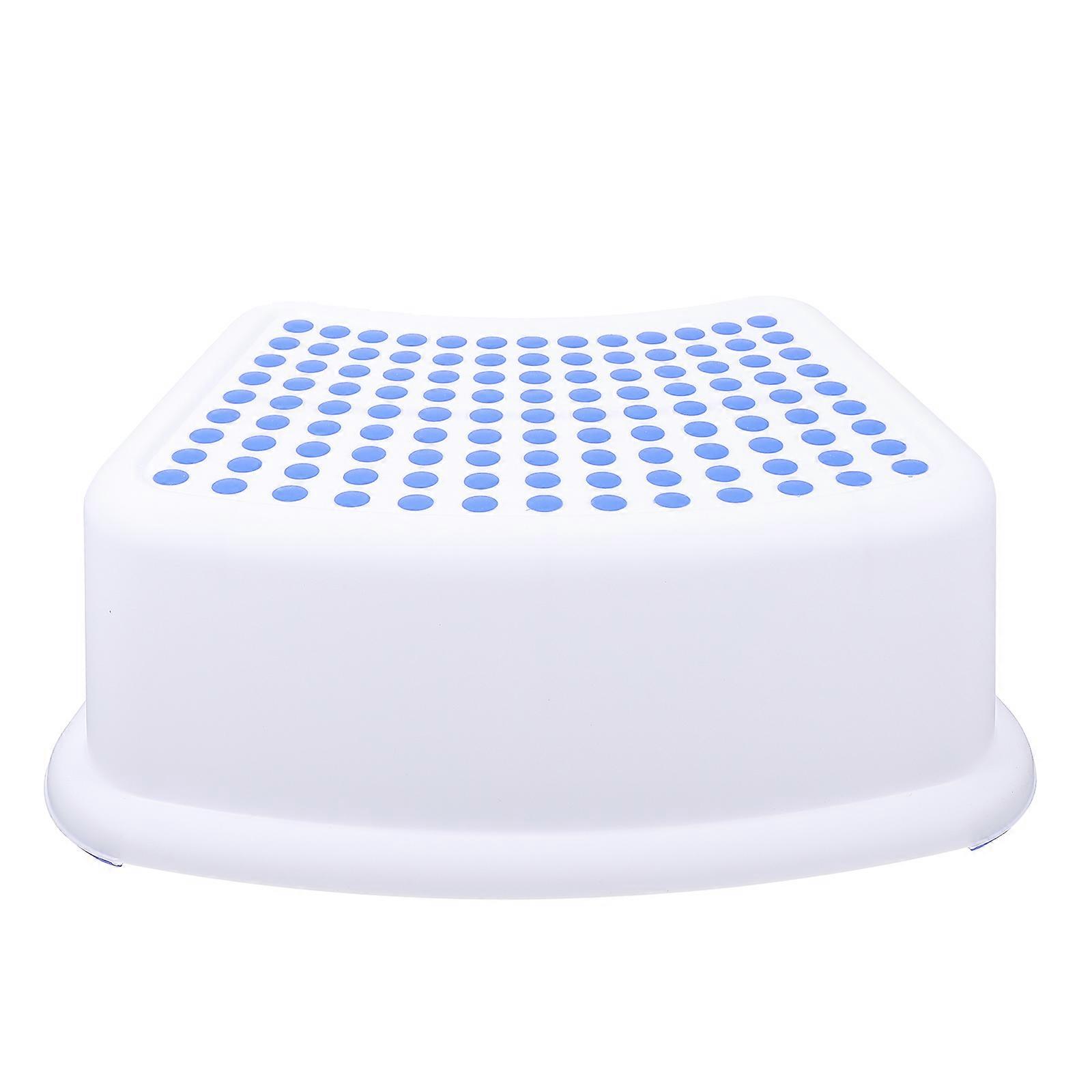Practical Plastic Kids Footstool For Washing Hands And Brushing Teeth With Non-slip Features 1Pack