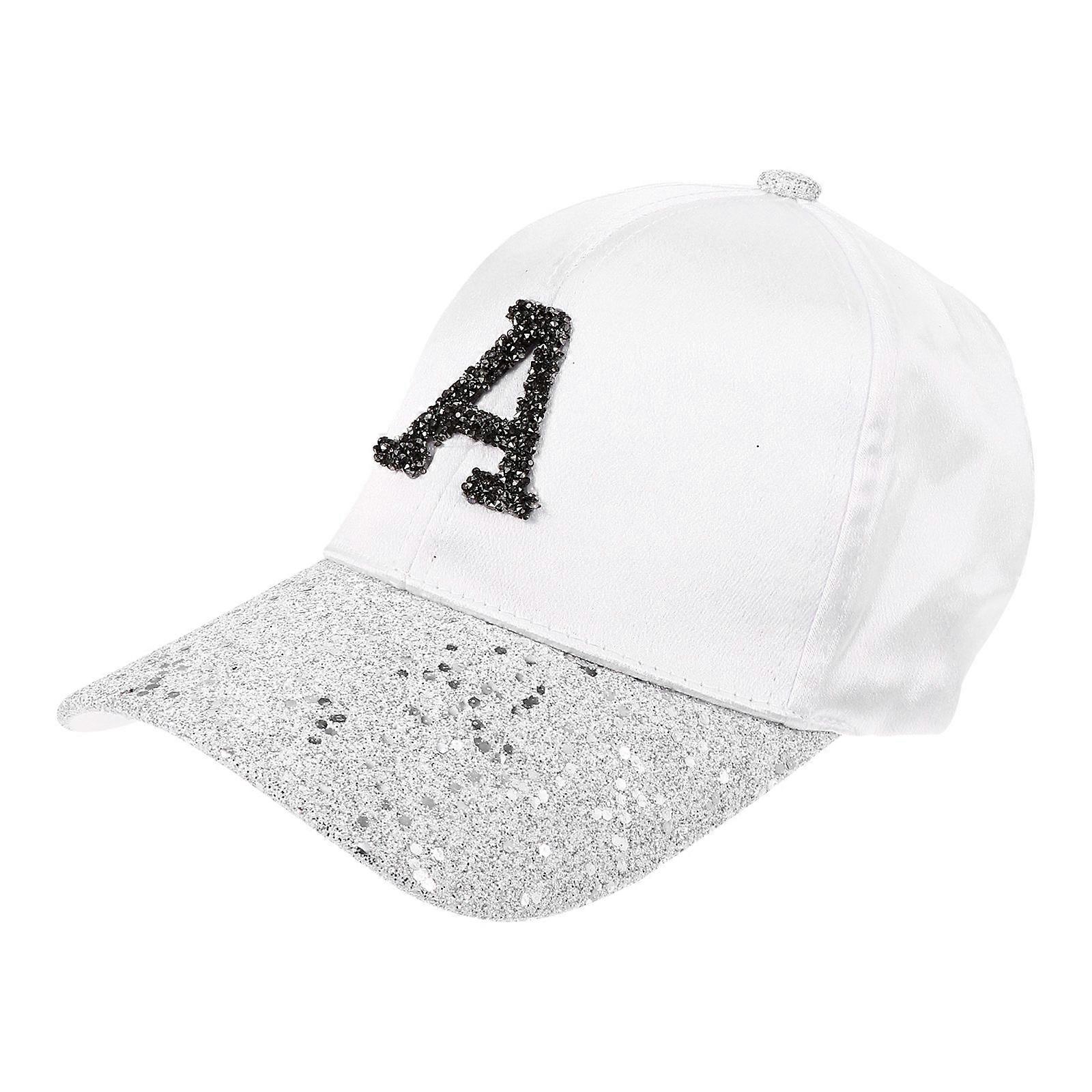 Glitter Baseball Cap For Camping Reise Fasjonable Kvinner 1Pack