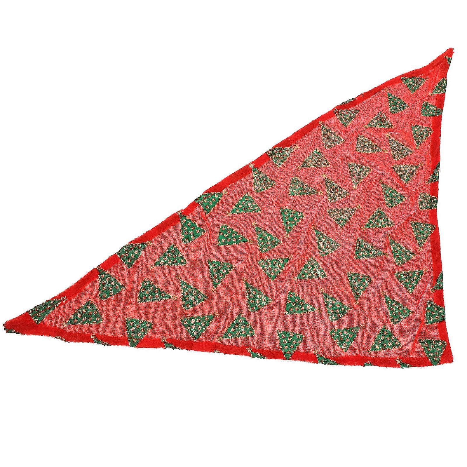 Dog Accessories Triangular Towel For Christmas Celebration Featuring Machine Washable 1Pack